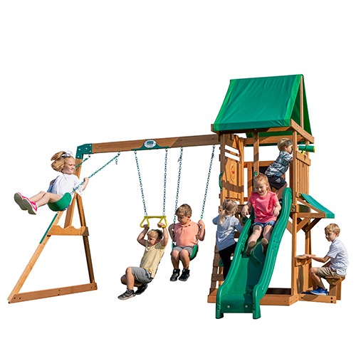 Dakota Ridge Wooden Swing Set Nail It Handyman