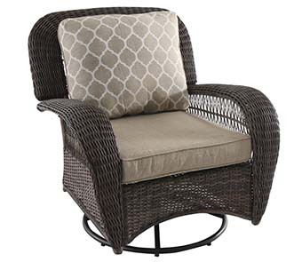 Beacon Park Steel Woven Swivel Chair – Nail It Handyman